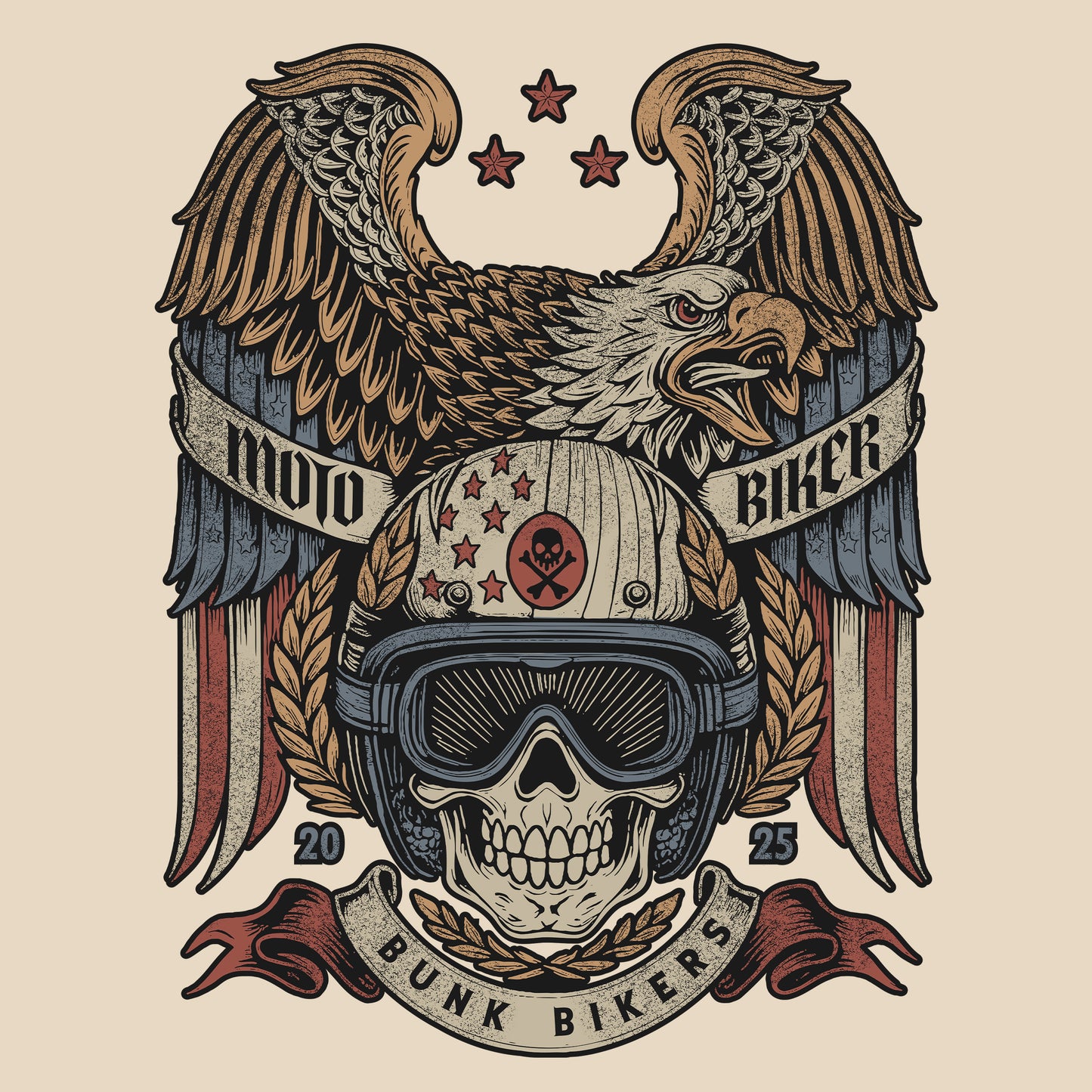 Moto Biker Tee